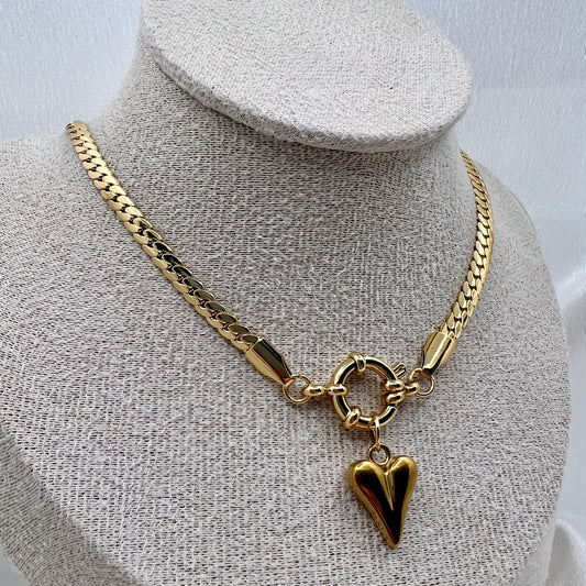 Amora Bold Heart Necklace