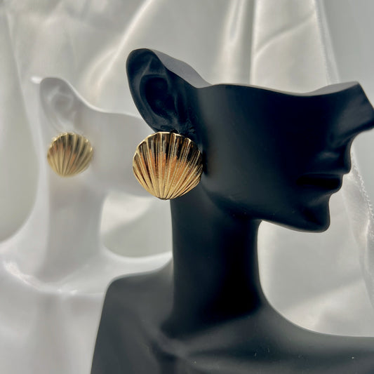 Coralie Shell Stud Earrings