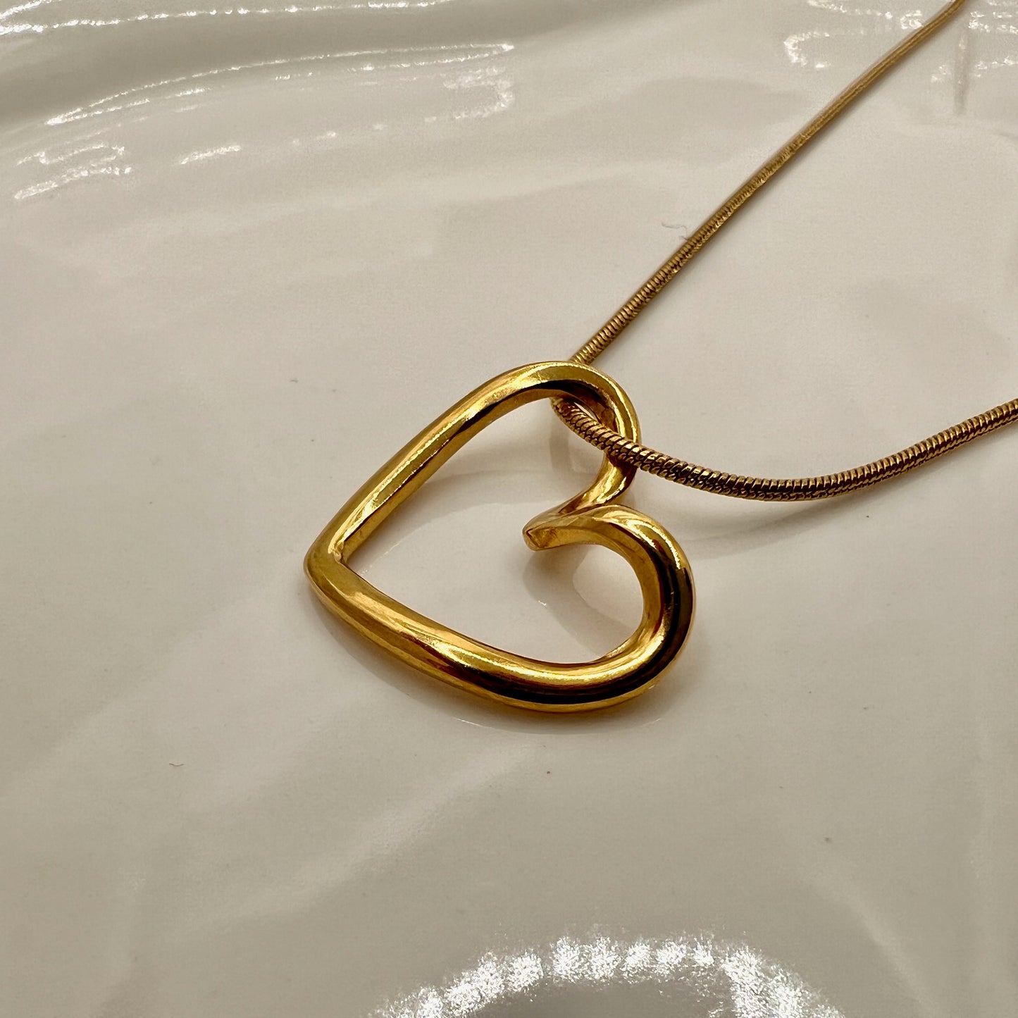 Kaia Open Heart Necklace