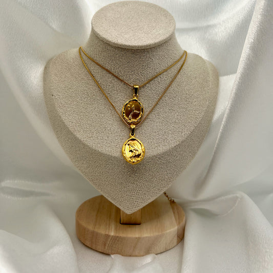 Sirena Reversible Mermaid Necklace