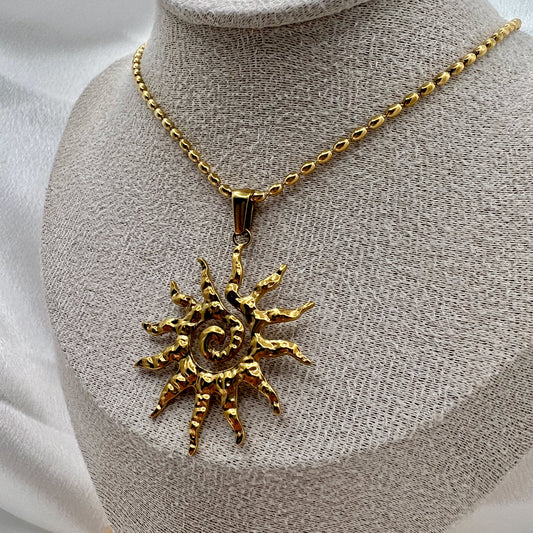 Solara Sunburst Necklace