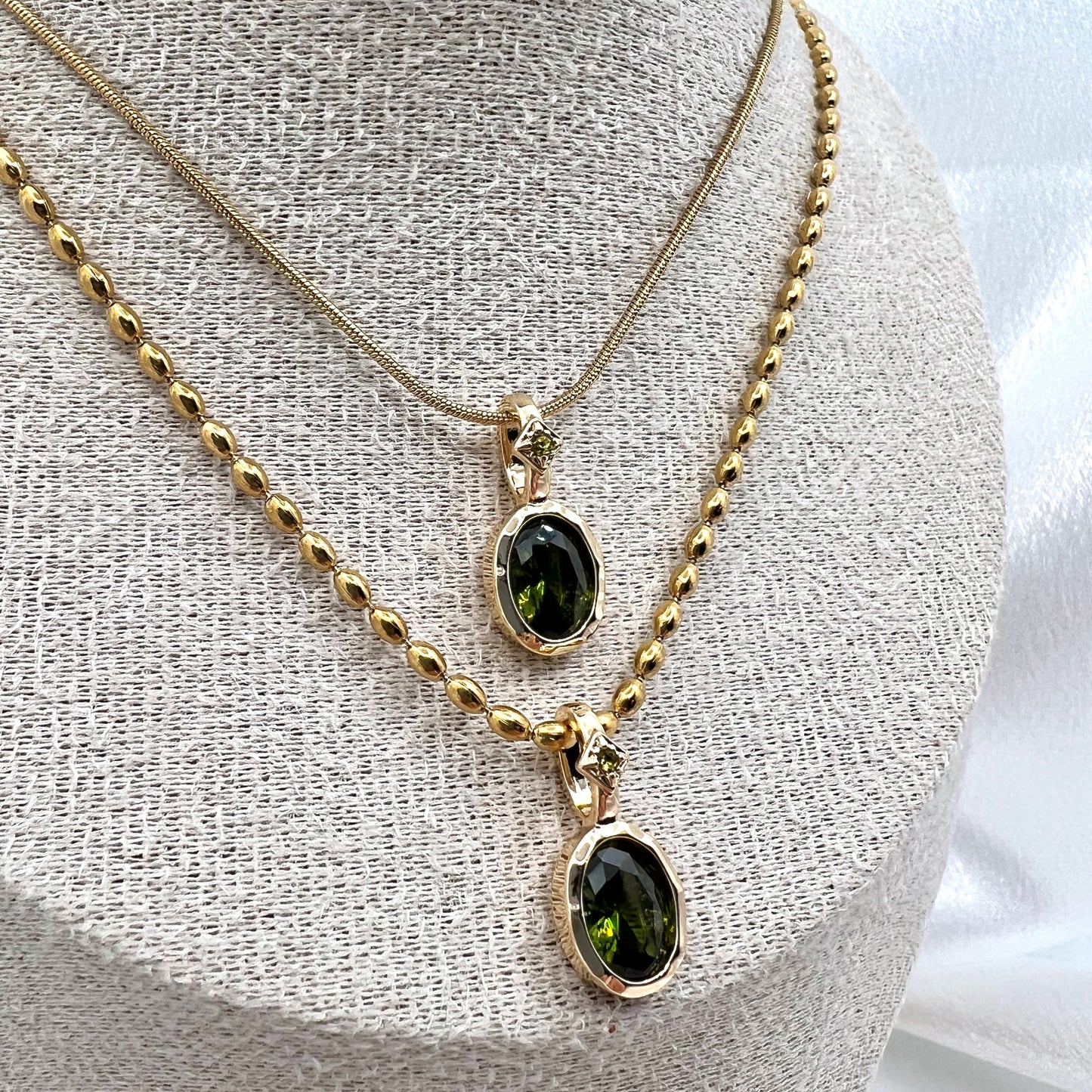 Virelle Olive Pendant Necklace