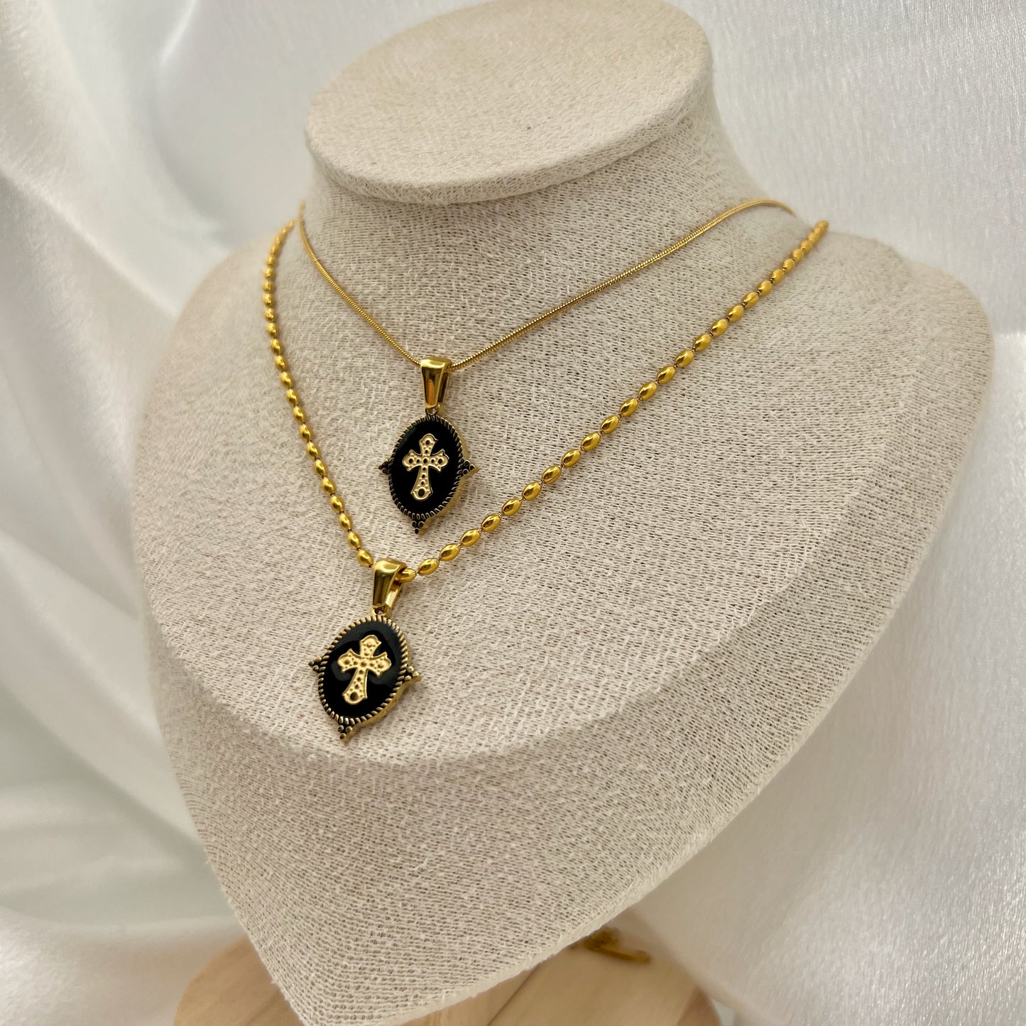 Vittoria Cross Medallion Necklace