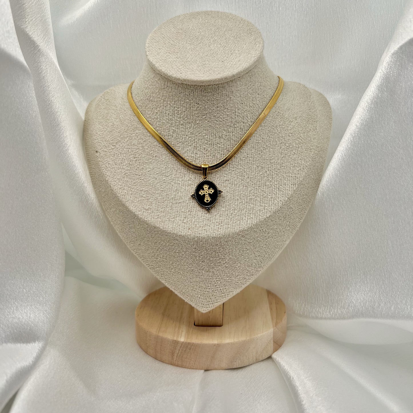 Vittoria Cross Medallion Necklace