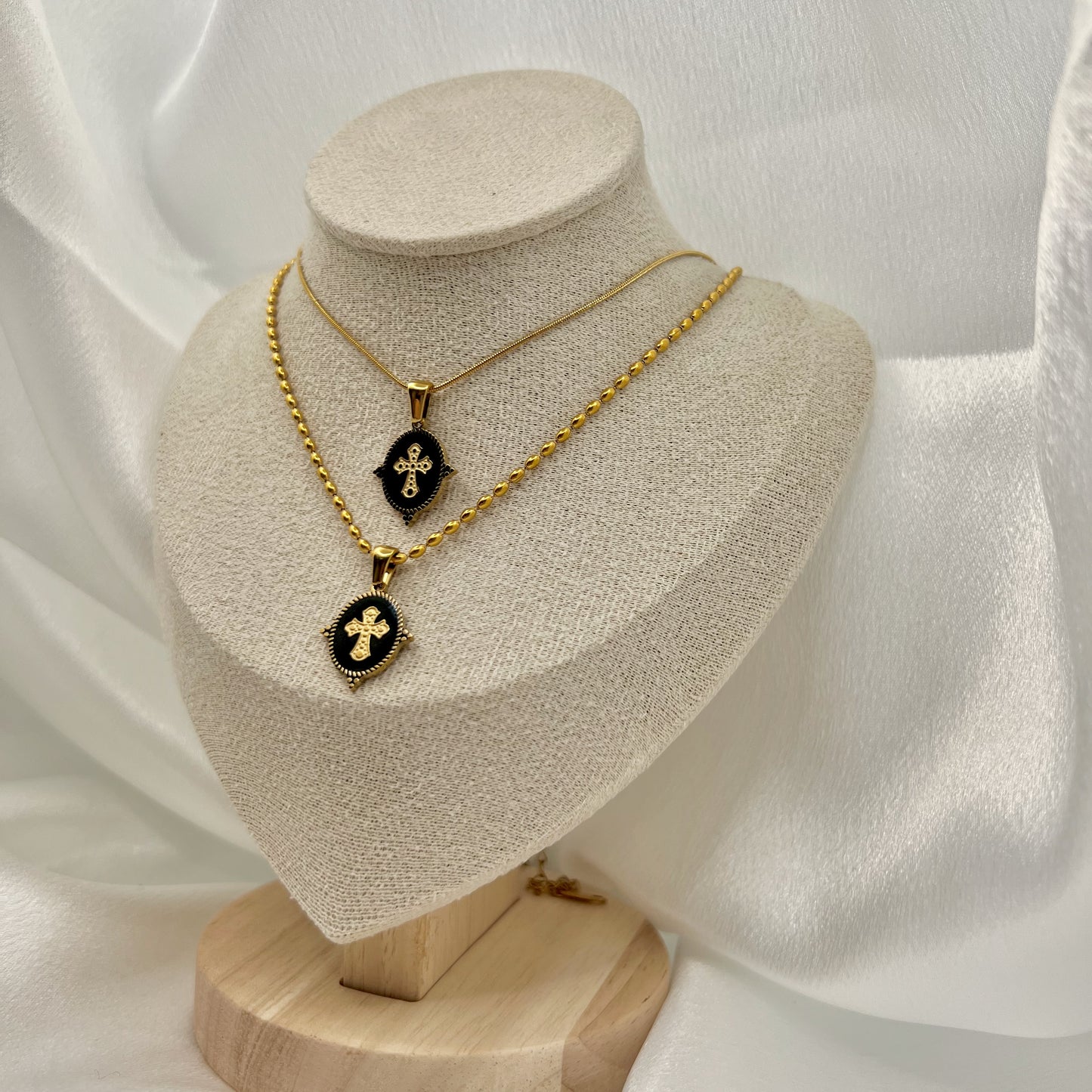 Vittoria Cross Medallion Necklace