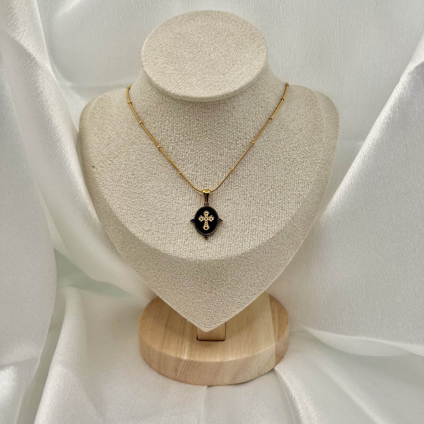 Vittoria Cross Medallion Necklace